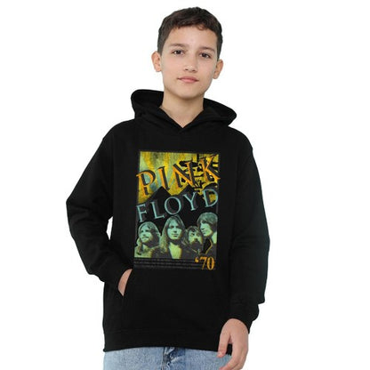 Front - Pink Floyd Childrens/Kids World Tour 1970 Pull Over Hoodie