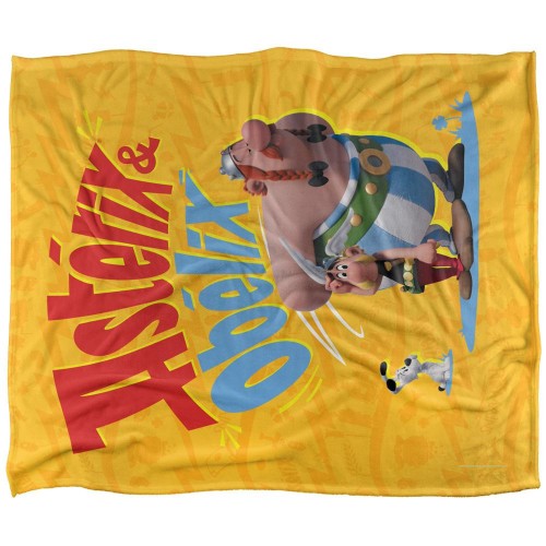 Front - Asterix The Gauls Silky Supersoft Blanket
