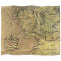 Front - Lord Of The Rings Map of Middle Earth Silky Supersoft Blanket