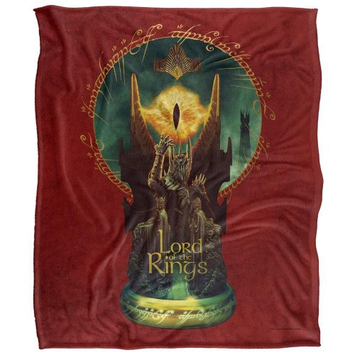 Front - Lord Of The Rings Barad-Dur Sauron Silky Supersoft Blanket