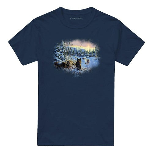 Front - Wild Wings Unisex Adult Wildlife Hunters Moon The Spoils T-Shirt