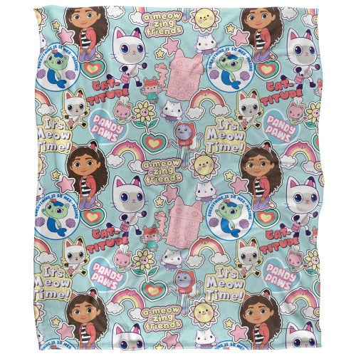 Front - Gabby´s Dollhouse Silky Cat Supersoft Blanket