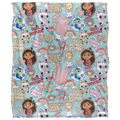 Front - Gabby´s Dollhouse Silky Cat Supersoft Blanket