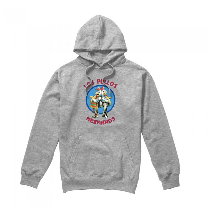 Front - Breaking Bad Unisex Adult Los Pollos Hermanos Heather Hoodie