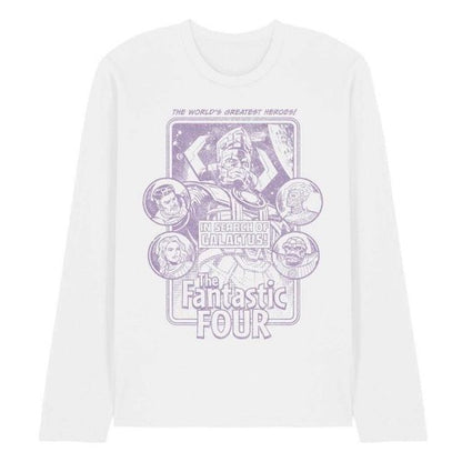 Front - Fantastic Four Unisex Adult In Search Of Galactus Long-Sleeved T-Shirt