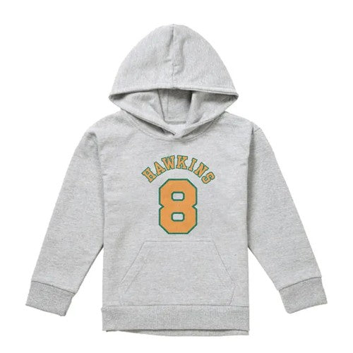 Front - Stranger Things Childrens/Kids Hawkins No 8 Hoodie