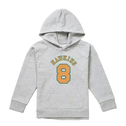 Front - Stranger Things Childrens/Kids Hawkins No 8 Hoodie