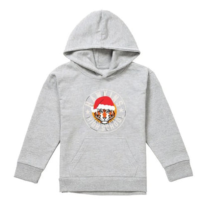 Front - Stranger Things Childrens/Kids Hawkins Badge Christmas Hoodie