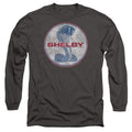 Front - Carroll Shelby Unisex Adult Full Color Cobra Long-Sleeved T-Shirt