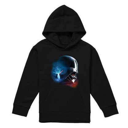 Front - Star Wars: Obi-Wan Kenobi Childrens/Kids Darth Vader Poster Hoodie