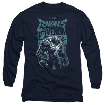 Front - Marvel Rivals Unisex Adult Vanguard Symbiote Venom Long-Sleeved T-Shirt