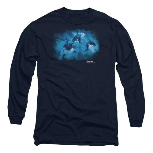 Front - Wild Wings Unisex Adult Pod Of Orcas T-Shirt