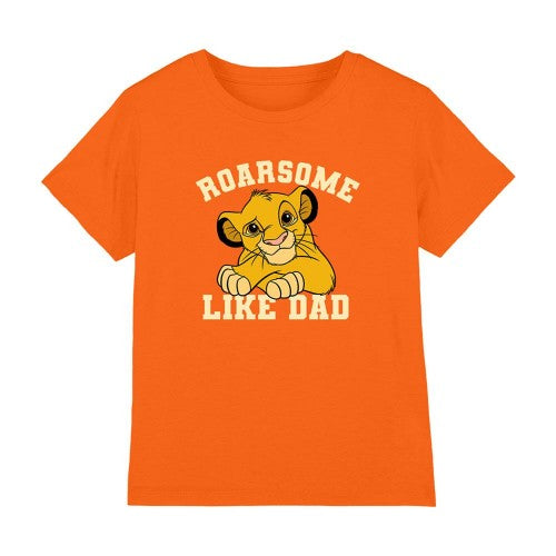 Front - The Lion King Boys Roarsome Like Dad Simba T-Shirt