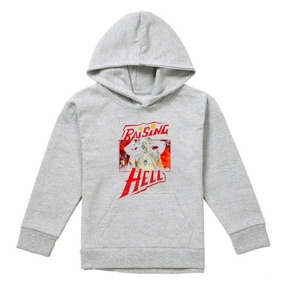 Front - Stranger Things Childrens/Kids Raising Hell Eddie Munson Heather Hoodie