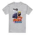 Front - Naruto Mens Sasuke Heather T-Shirt