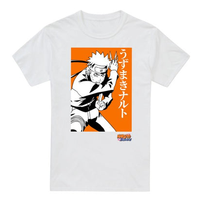 Front - Naruto Mens Panel T-Shirt