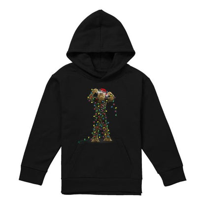 Front - Star Wars Childrens/Kids Tangled Lights Chewbacca Christmas Hoodie