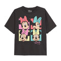 Front - Disney Girls Minnie Mouse Bow T-Shirt