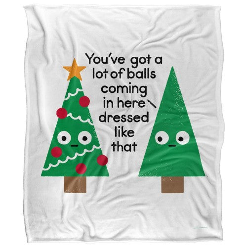 Front - David Olenick Spruced Up Silky Supersoft Blanket