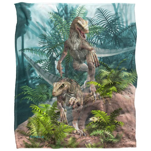 Front - Royce McClure Bad Boy Raptor Silky Supersoft Blanket