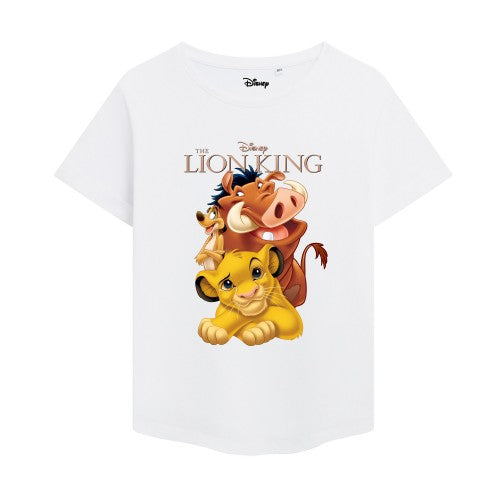 Front - The Lion King Womens/Ladies 3D Art T-Shirt