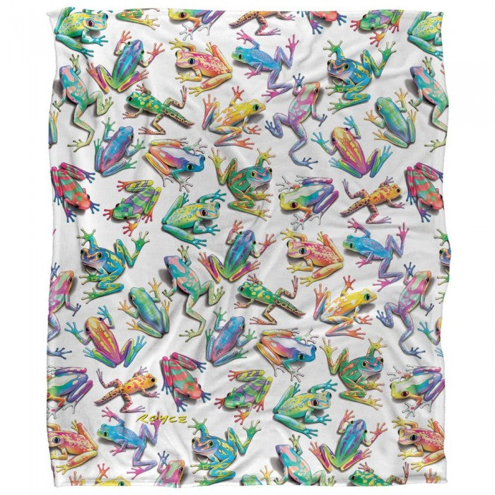 Front - Royce McClure Sticky Fingers Silky Frog Supersoft Blanket