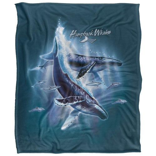Front - JQ Licensing Silky Whale Supersoft Blanket