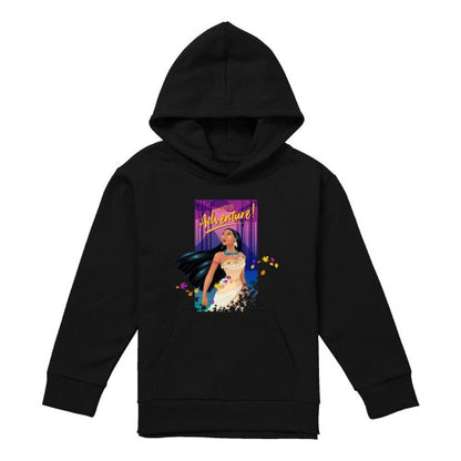 Front - Pocahontas Childrens/Kids Land Of Adventure Heather Hoodie
