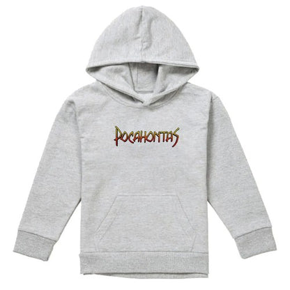 Front - Pocahontas Childrens/Kids Logo Heather Hoodie