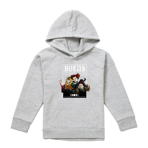 Front - Hocus Pocus Childrens/Kids On All Hallow´s Eve Sanderson Sisters Heather Hoodie