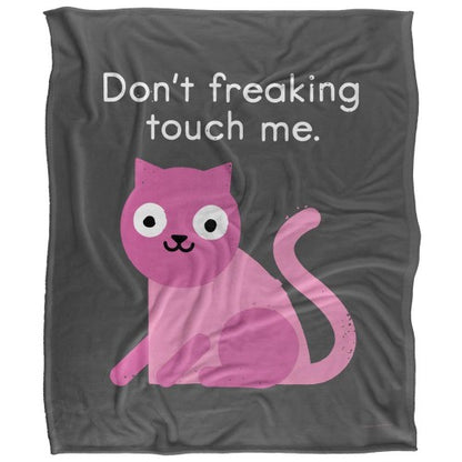 Front - David Olenick Purrsonal Space Silky Supersoft Blanket