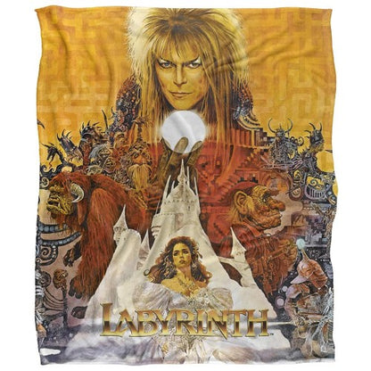 Front - Labyrinth Crystal Ball Silky Supersoft Blanket