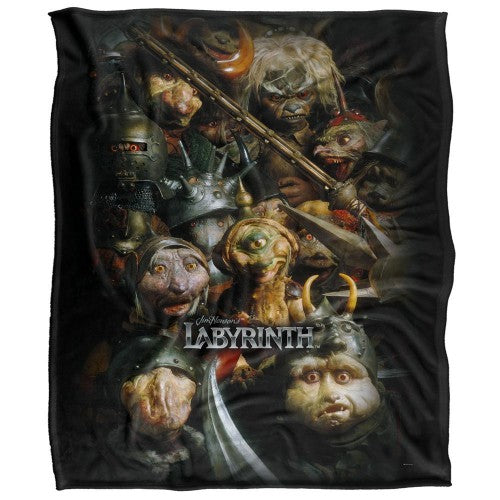 Front - Labyrinth Gaggle Of Goblins Silky Supersoft Blanket