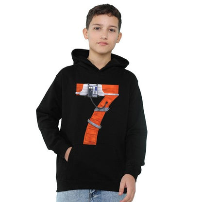 Front - Disney Star Wars Childrens/Kids Xwing Pilot 7 Hoodie