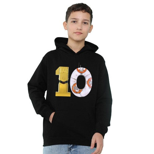 Front - Disney Star Wars Childrens/Kids C3PO BB-8 Hoodie