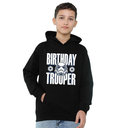 Front - Disney Star Wars Childrens/Kids Trooper Birthday Hoodie