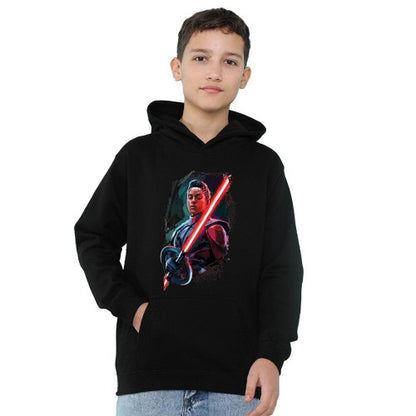 Front - Star Wars: Obi-Wan Kenobi Childrens/Kids Reva Painted Hoodie