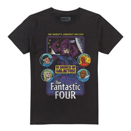 Front - Fantastic Four Unisex Adult In Search Of Galactus T-Shirt