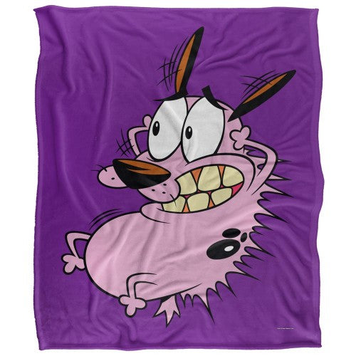 Front - Courage The Cowardly Dog Season 3 Silky Supersoft Blanket