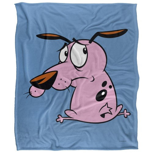 Front - Courage The Cowardly Dog Season 4 Silky Supersoft Blanket