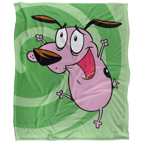 Front - Courage The Cowardly Dog Complete Series Silky Cover Supersoft Blanket