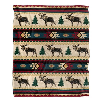 Front - JQ Licensing Silky Moose Supersoft Blanket