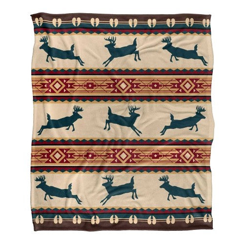 Front - JQ Licensing Silky Deer Supersoft Blanket