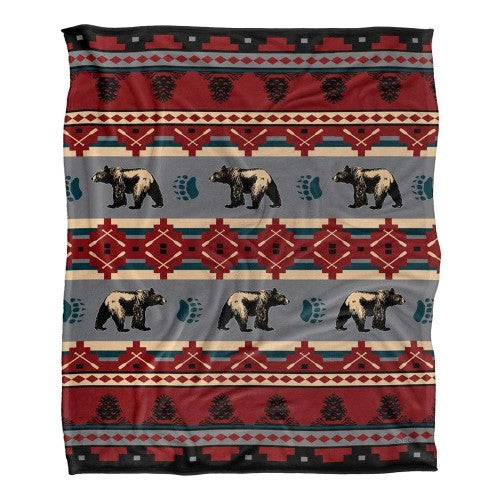 Front - JQ Licensing Silky Bear Supersoft Blanket