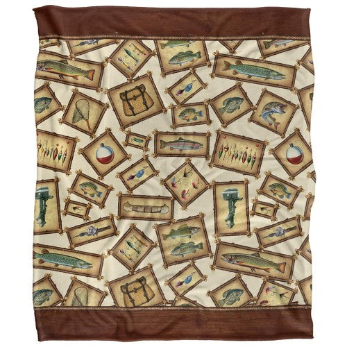 Front - JQ Licensing Silky FIshing Supersoft Blanket