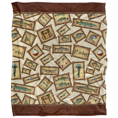 Front - JQ Licensing Silky FIshing Supersoft Blanket
