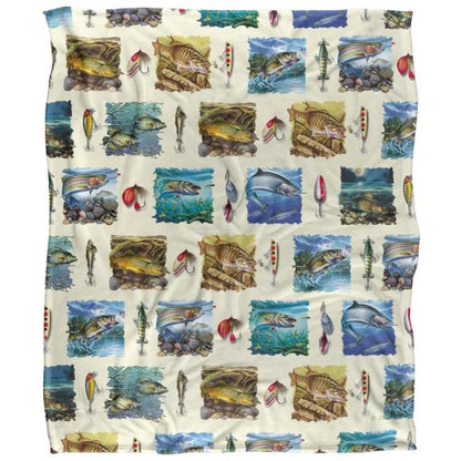 Front - JQ Licensing Silky Fish Supersoft Blanket