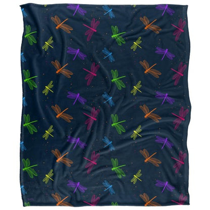 Front - JQ Licensing James Piazza Silky Dragonfly Supersoft Blanket