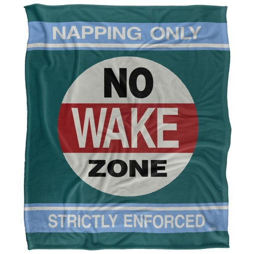 Front - JQ Licensing James Piazza No Wake Zone Silky Coastal Supersoft Blanket