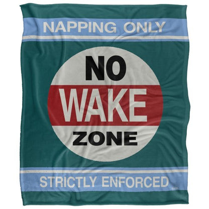 Front - JQ Licensing James Piazza No Wake Zone Silky Coastal Supersoft Blanket